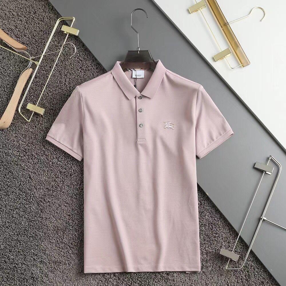 BURBERRY Classic Collar Short Sleeves Polo T Shirt FASHION MYST