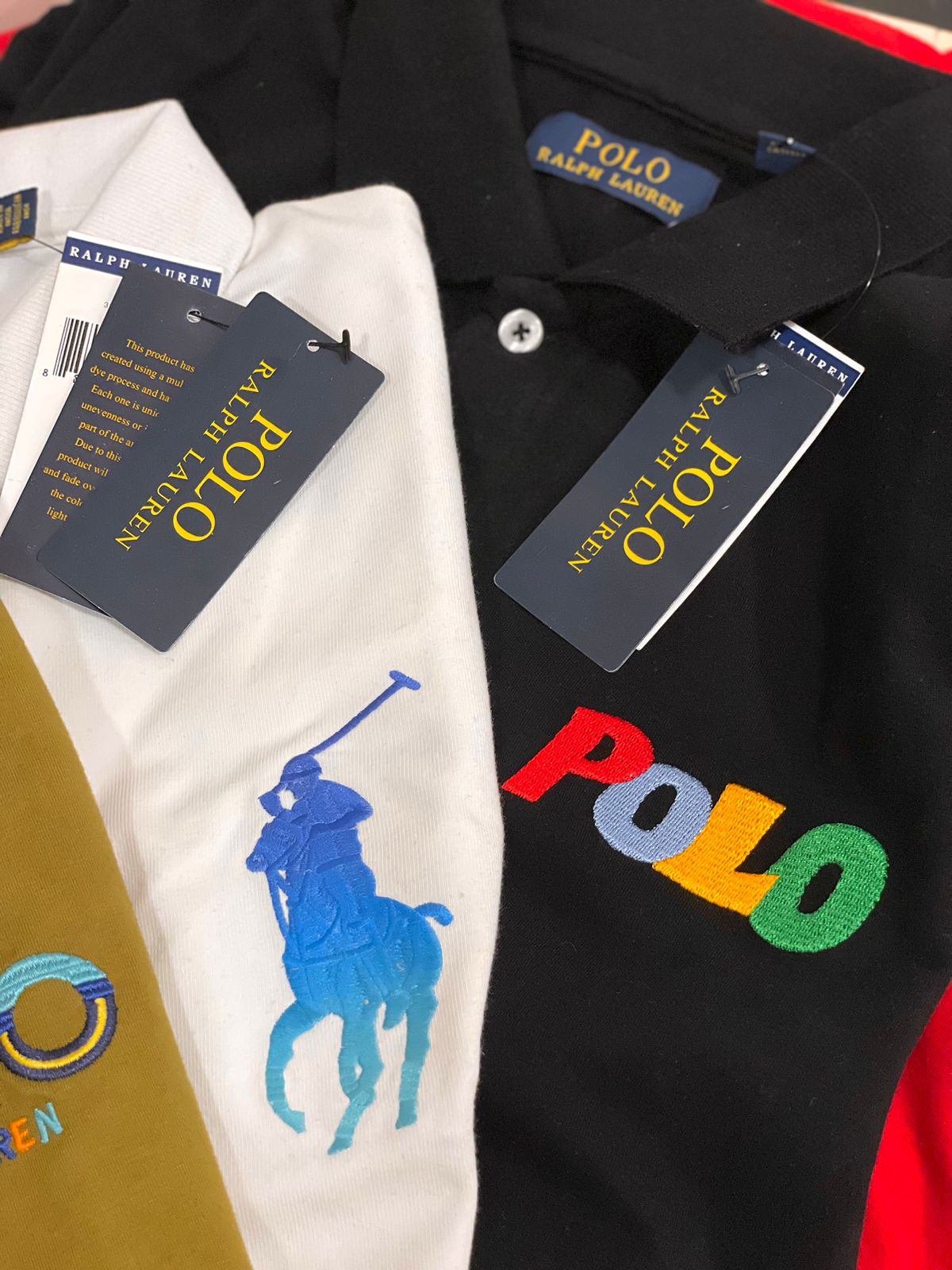 POLO RALPH LAUREN || Men Custom Slim Fit Big Pony Mesh Polo T-Shirt - FASHION MYST 