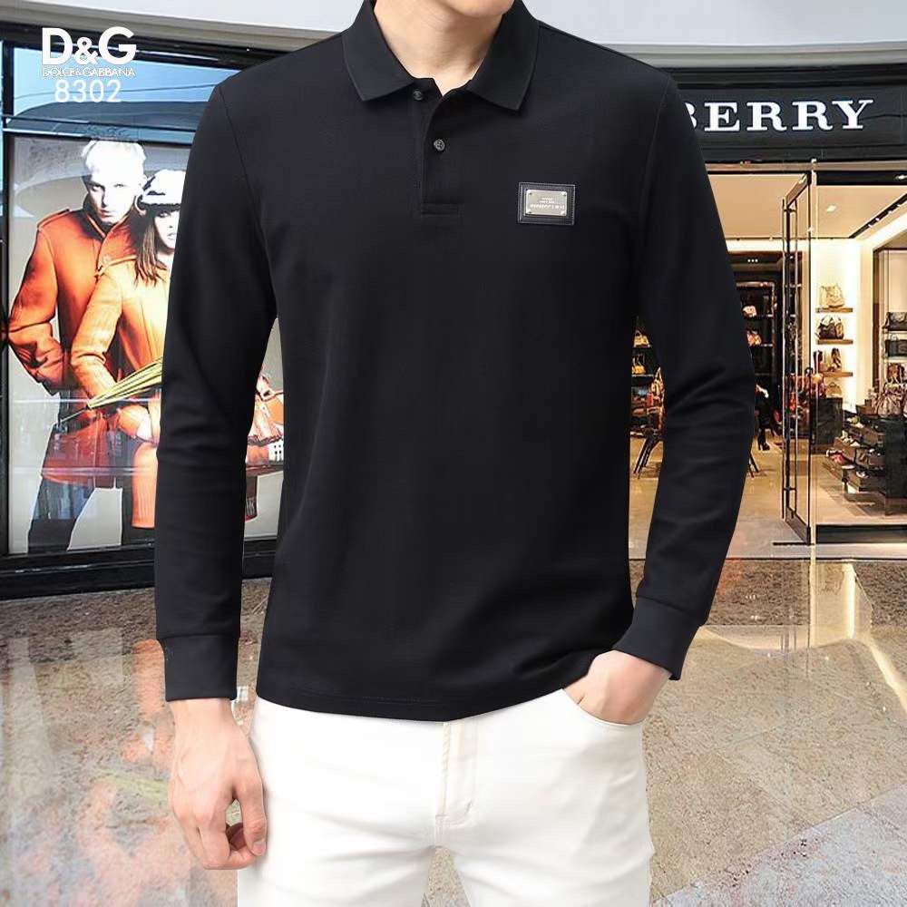 DOLCE & GABBANA || Cotton Pique Polo T-Shirt With Iconic Badge Logo - FASHION MYST 