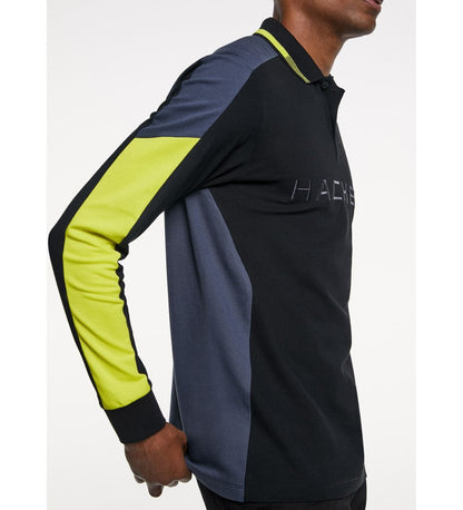 HACKETT || Premium Polo Amr Multi Long Sleeved T-Shirt - FASHION MYST 