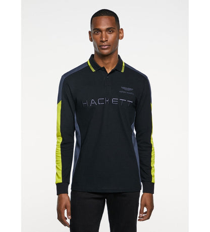 HACKETT || Premium Polo Amr Multi Long Sleeved T-Shirt - FASHION MYST 