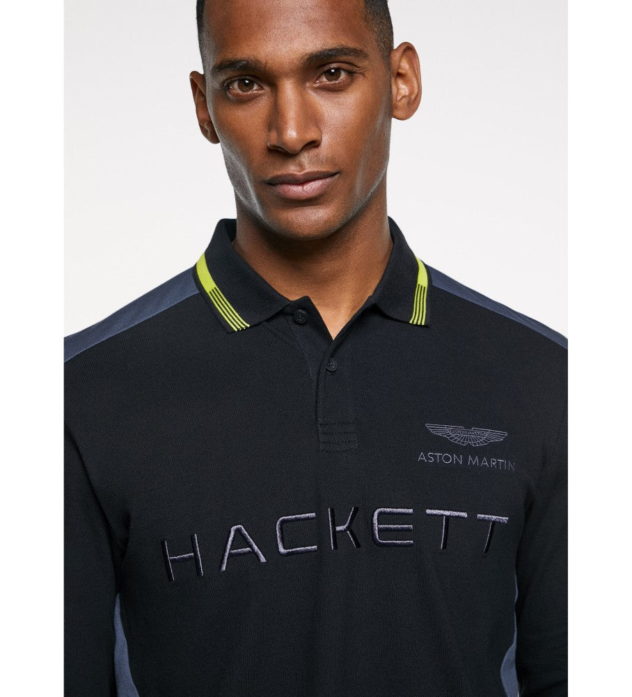 HACKETT || Premium Polo Amr Multi Long Sleeved T-Shirt - FASHION MYST 