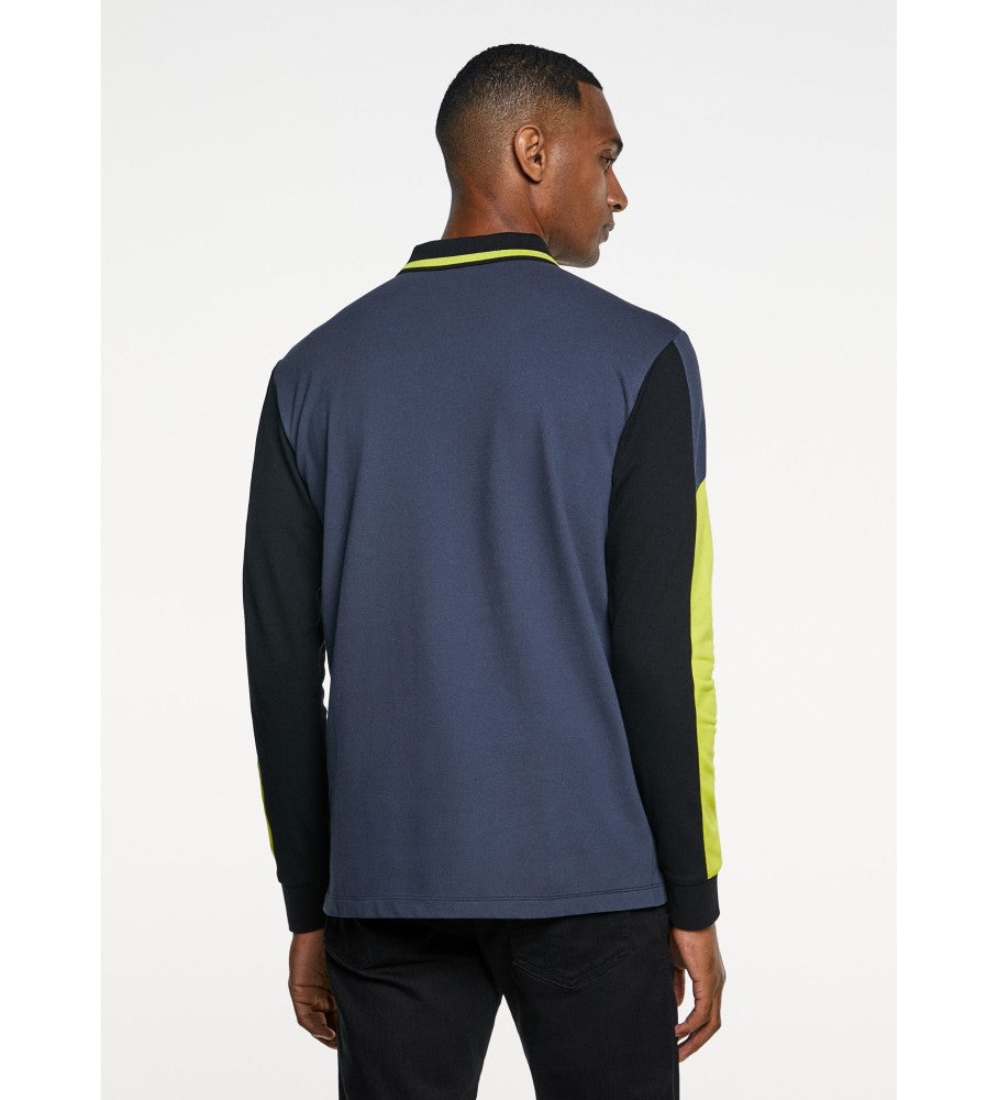 HACKETT || Premium Polo Amr Multi Long Sleeved T-Shirt - FASHION MYST 