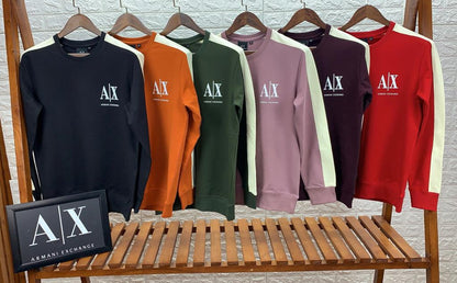 ARM*NI EXCH*NGE || A/X Logo Premium Quality Sweatshirt - FASHION MYST 