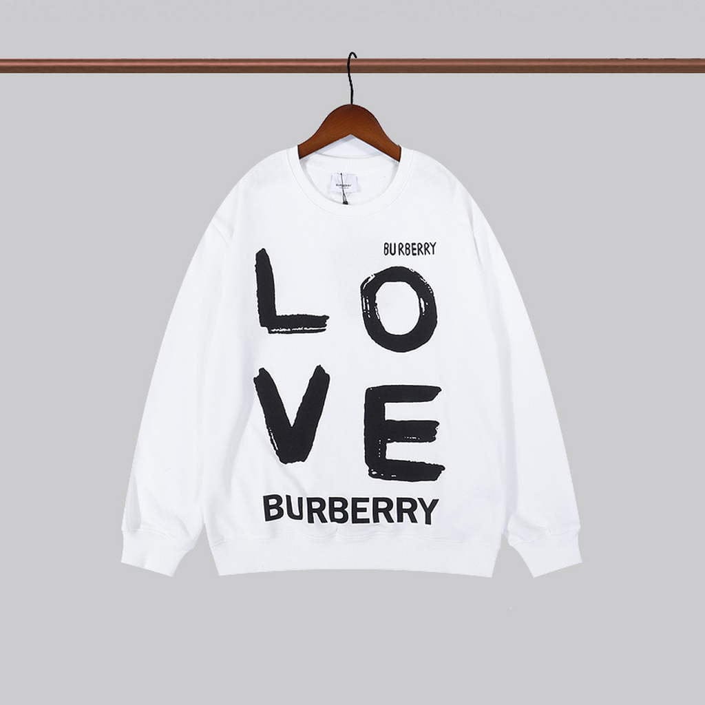 BURBERRY || LOVO LOGO WHITE PULLOVER - FASHION MYST 