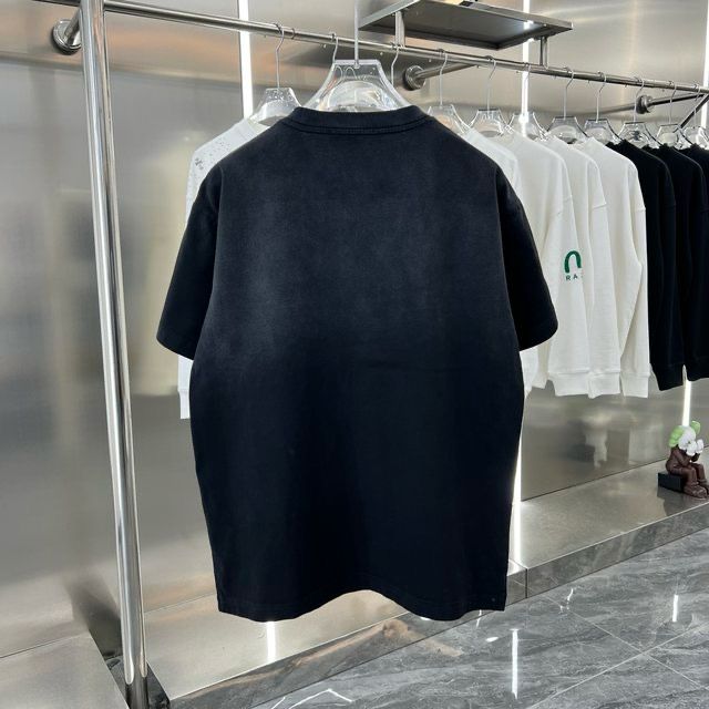 BALENCIAGA || Oversize Tape Logo Crewneck T-Shirt - FASHION MYST 