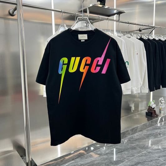 GUCCI || GUCCI BLACK BLADE OVER SIZE T-SHIRT - FASHION MYST 