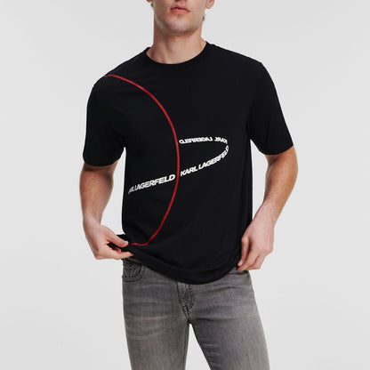 Karl Lagerfeld || Men Black Mars T-shirt - FASHION MYST 