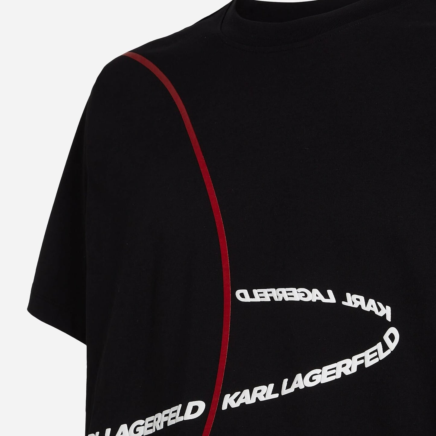 Karl Lagerfeld || Men Black Mars T-shirt - FASHION MYST 