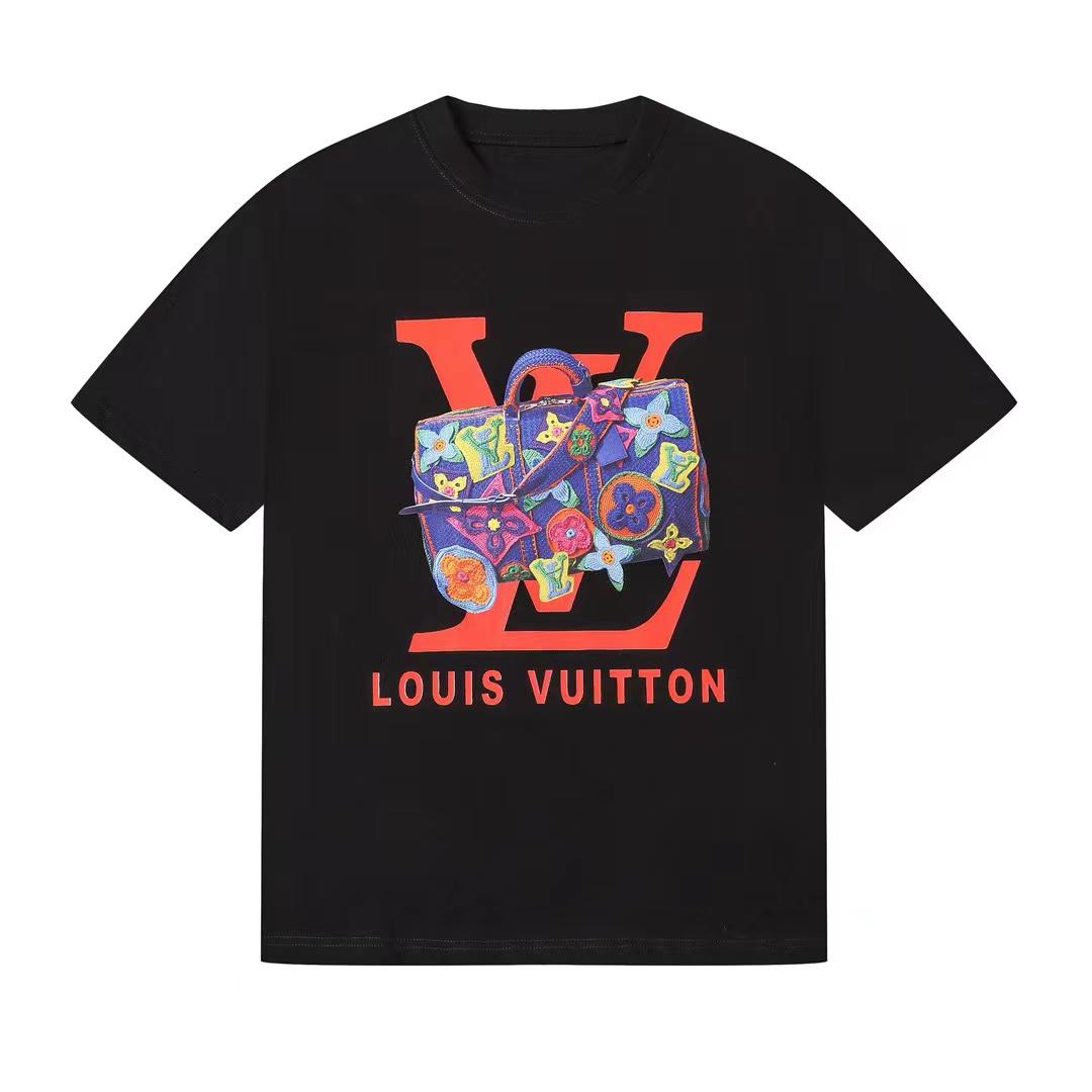 LOUIS VUITTON || Short-Sleeved Crew Neck T-Shirt For Men - FASHION MYST 