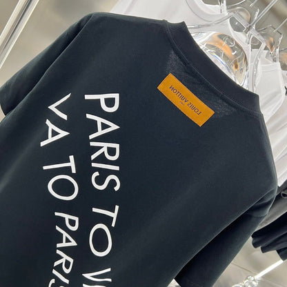 Louis Vuitton X Pharrell’s Something in the Water VA Is For Lovers Printed T-Shirt BLACK/WHITE - FASHION MYST 