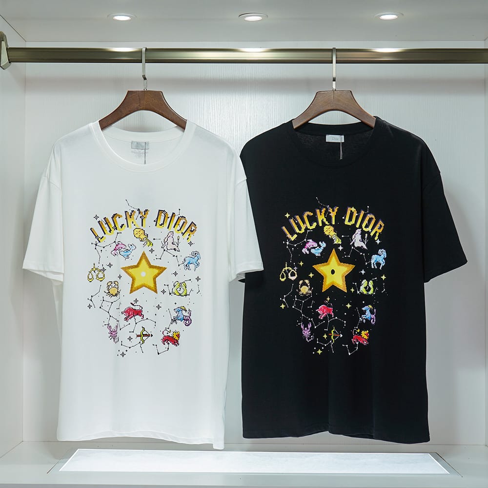 LUCKY DIOR || Zodiac Pixel Premium T-Shirt - FASHION MYST 