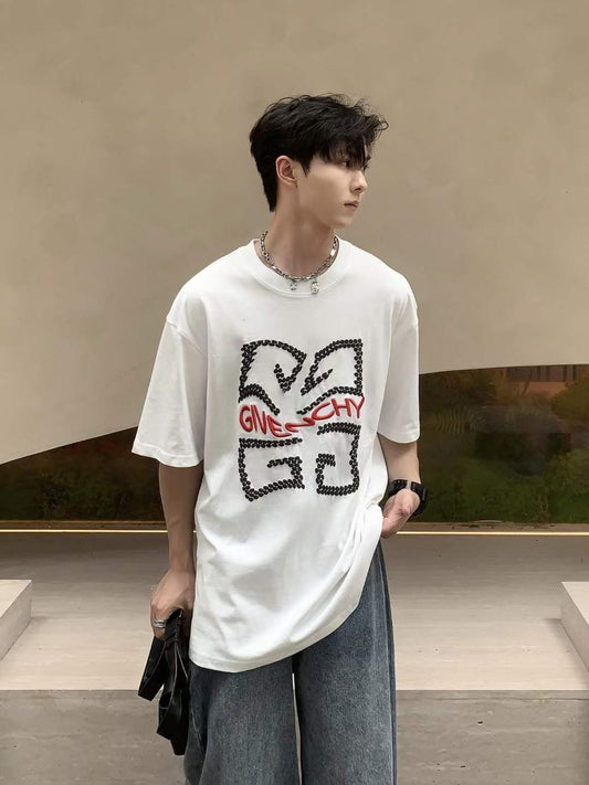 GIVENCHY || Luxury 4G Logo Drop Shoulder T-Shirt - FASHION MYST 