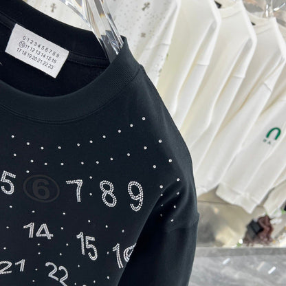 MAISON MARGIELA || Numeric Designer Pattern Drop Shoulder Tees For Men - FASHION MYST 