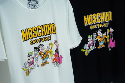 MOSCHINO COOL BEAR IMPRINT SHORT SLEEVES T-SHIRT - FASHION MYST 