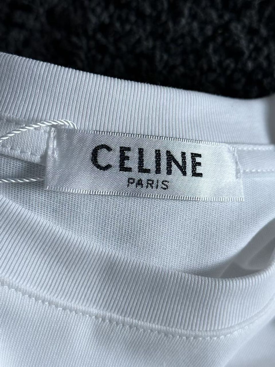 CELINE || Premium Celine Logo Drop Shoulder Tees For Men - FASHION MYST 