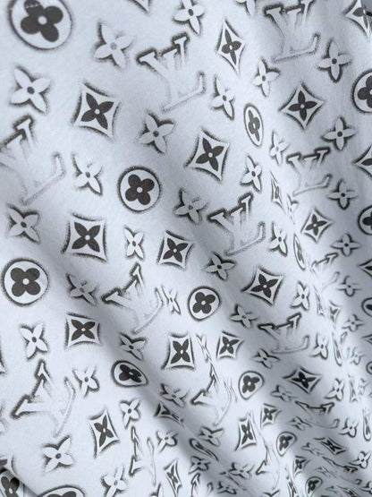 LOUIS VUITTON || LV Monogram Printed Drop Shoulder T-Shirt - FASHION MYST 