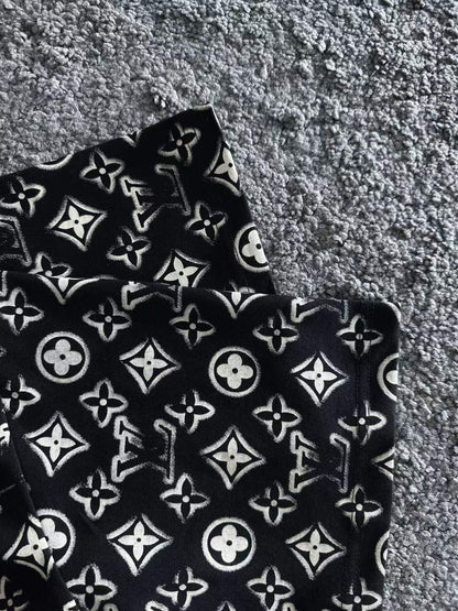 LOUIS VUITTON || LV Monogram Printed Drop Shoulder T-Shirt - FASHION MYST 