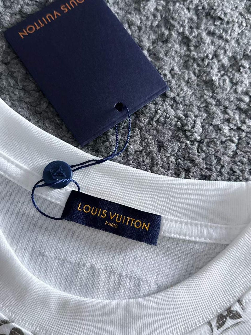 LOUIS VUITTON || LV Monogram Printed Drop Shoulder T-Shirt - FASHION MYST 