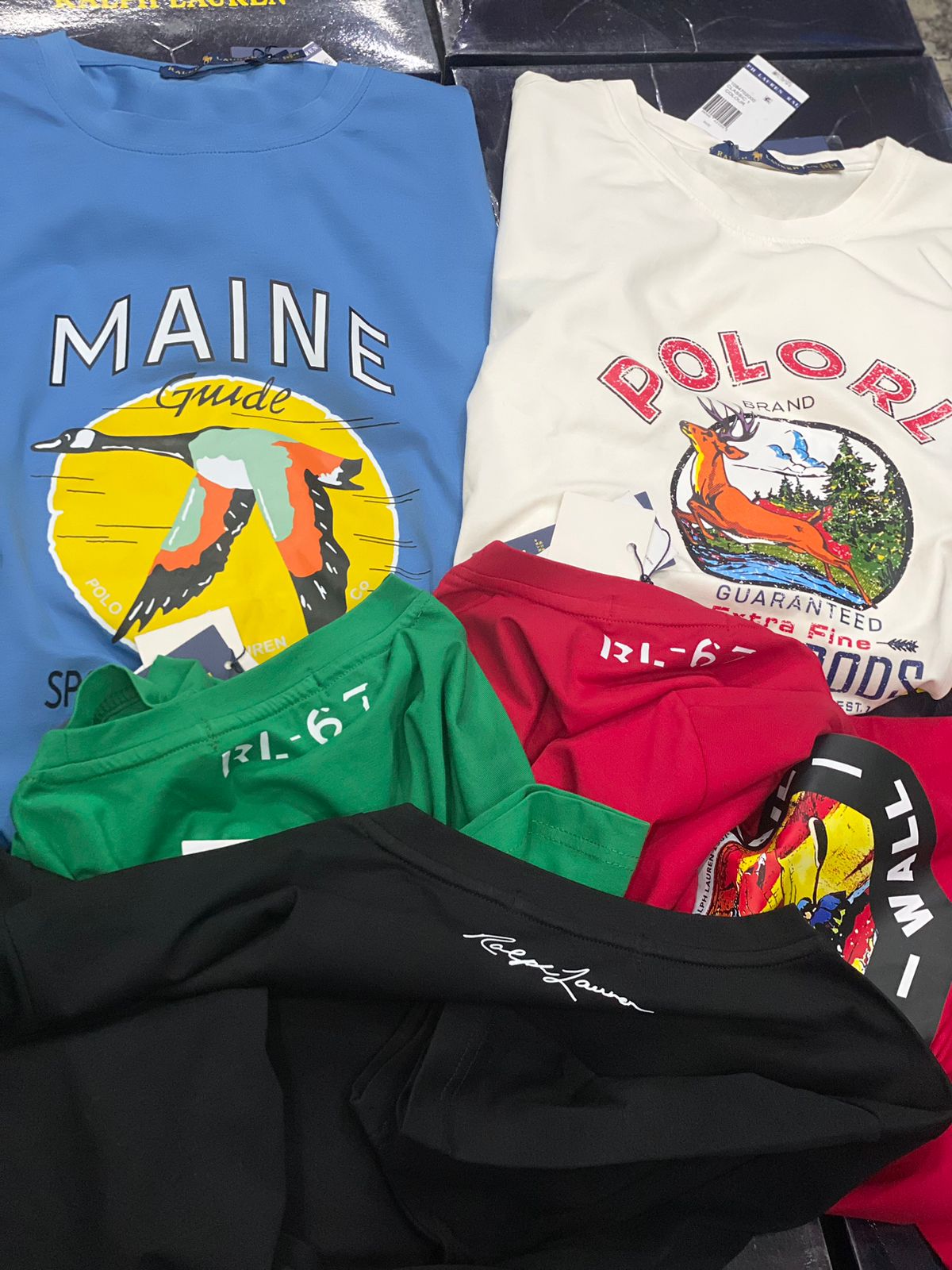 RALPH LAUREN || CREW NECK TEES FOR MEN - FASHION MYST 