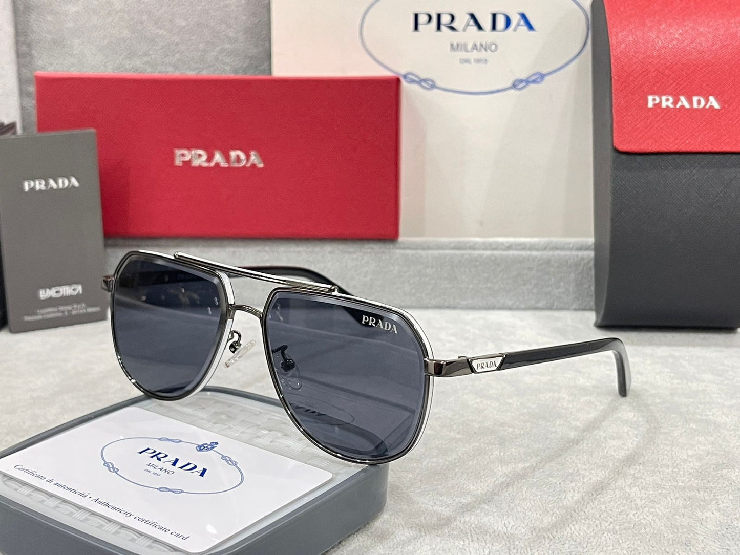 PRADA || Premium Luxury Aviators 202 - FASHION MYST 