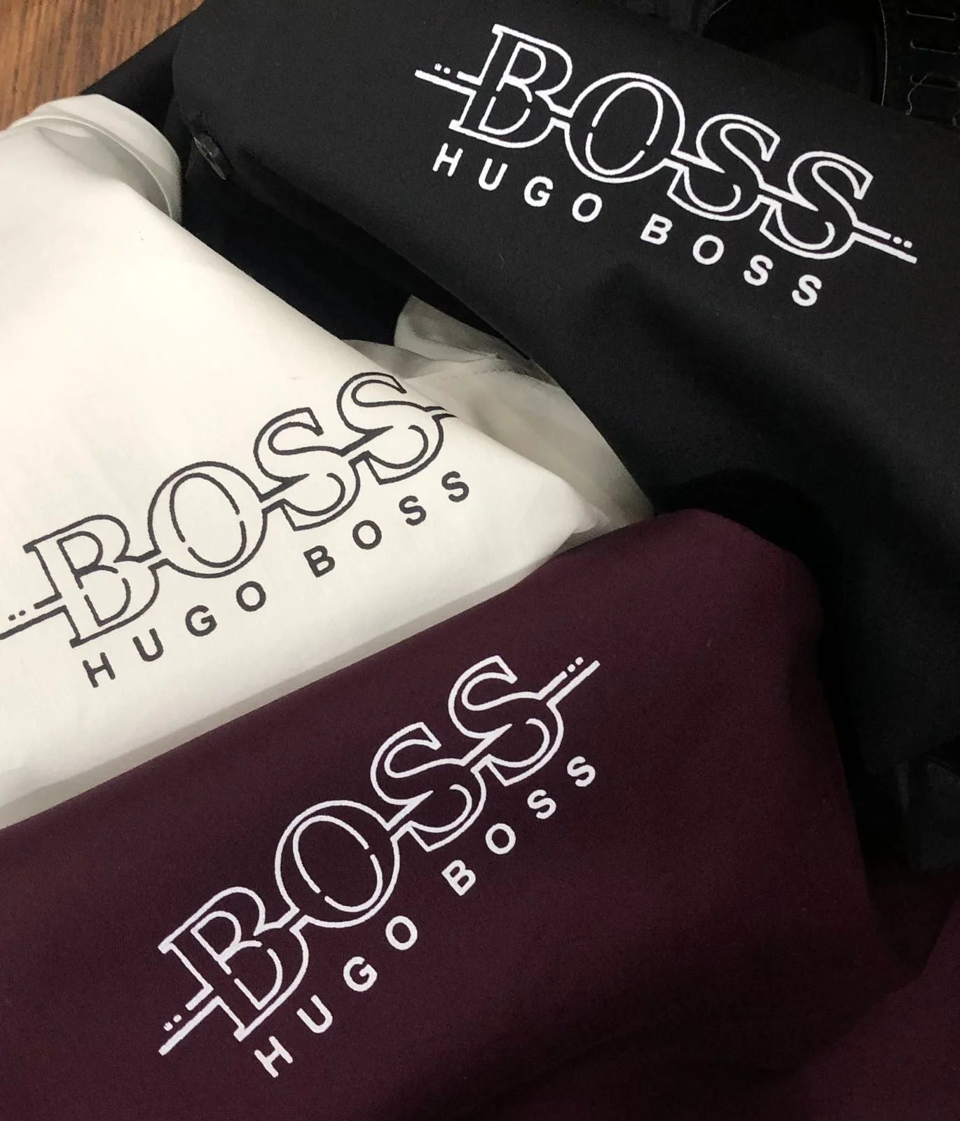 HUGO BOSS || Organic Cotton Regular Fit Shirt with Embossed Logo - FASHION MYST 