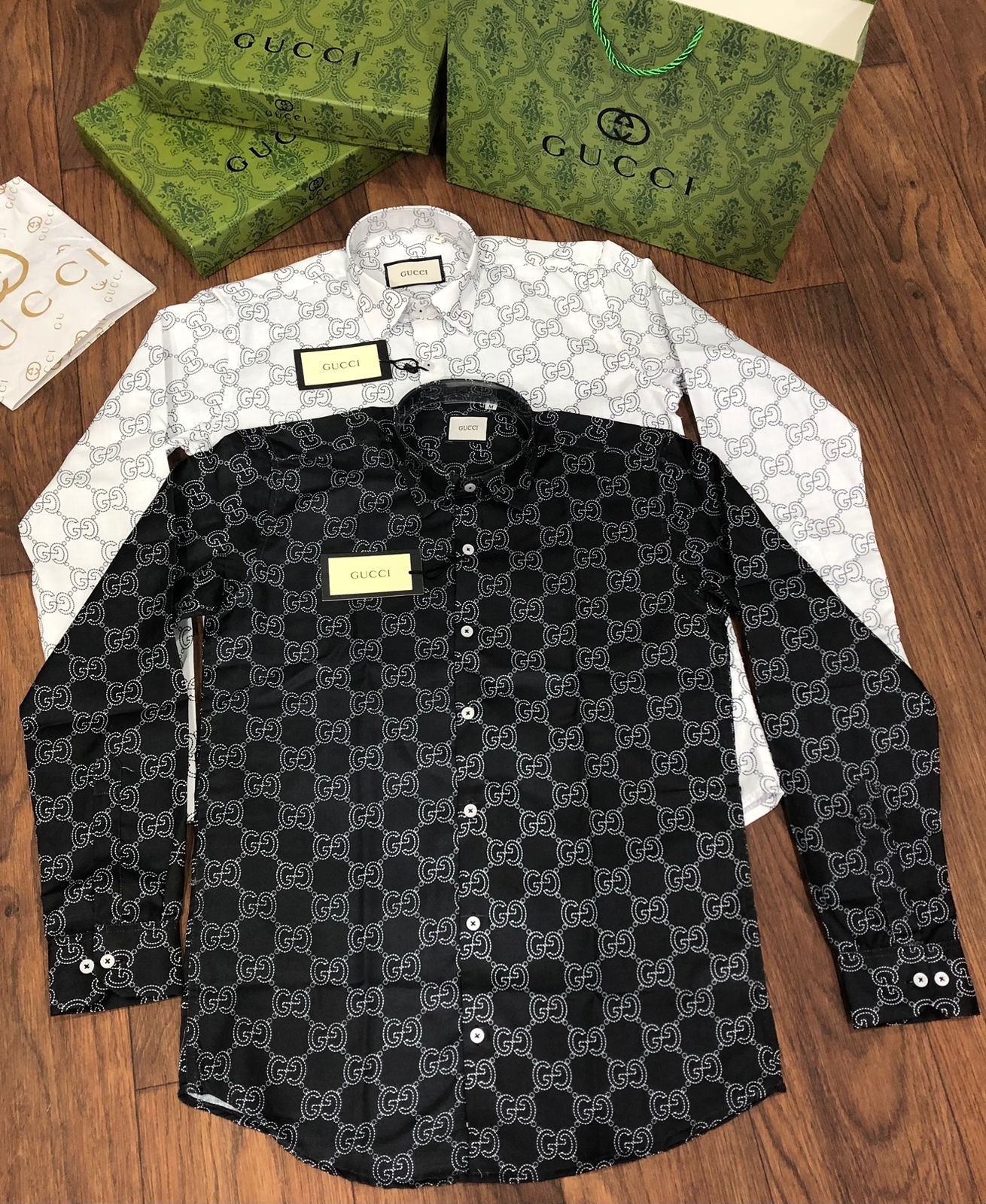 Latest Symbol Pattern Printed Full Sleeve Shirts - FASHION MYST 