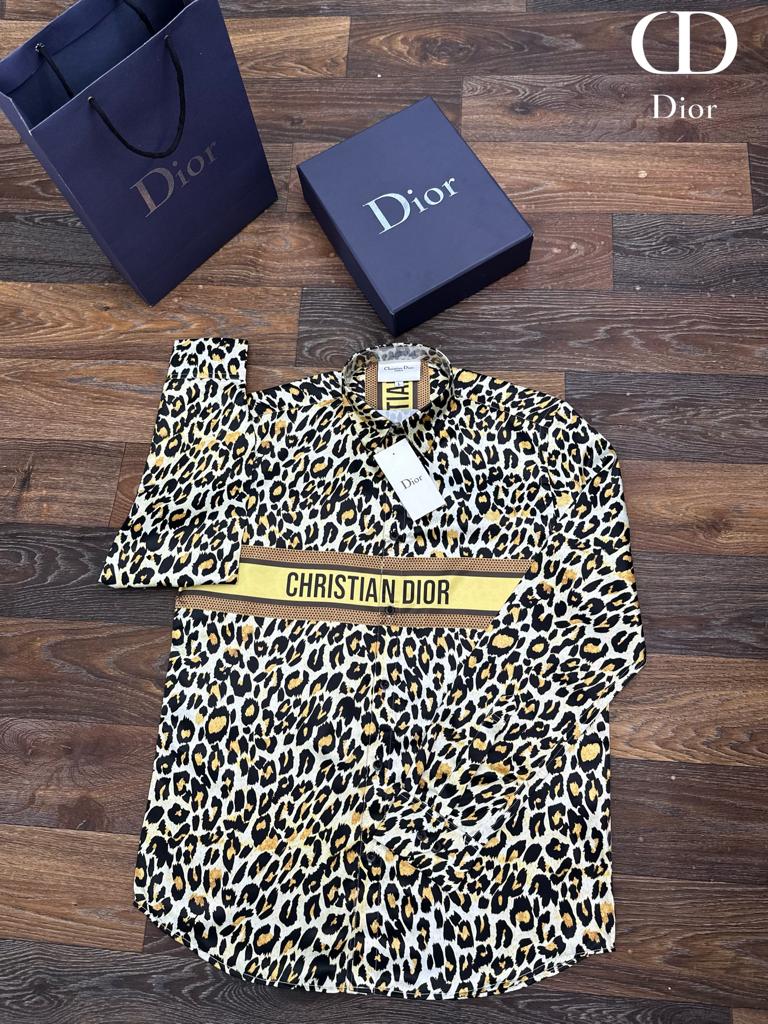 Leopard Print Long Sleeves Shirts - FASHION MYST 