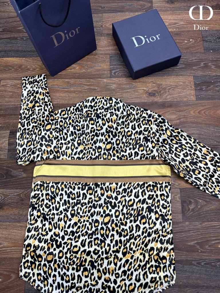 Leopard Print Long Sleeves Shirts - FASHION MYST 