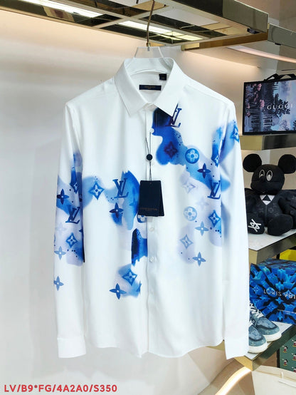 LOUIS VUITTON || ALLOVER MONOGRAM PRINTED SHIRT - FASHION MYST 