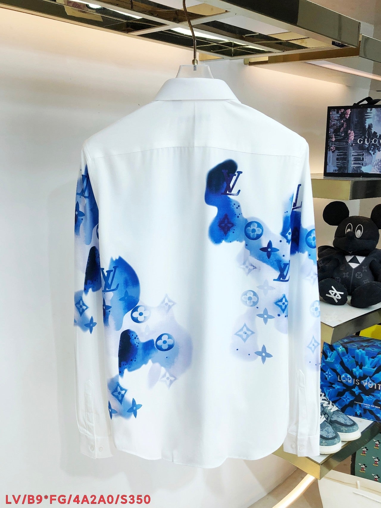 LOUIS VUITTON || ALLOVER MONOGRAM PRINTED SHIRT - FASHION MYST 