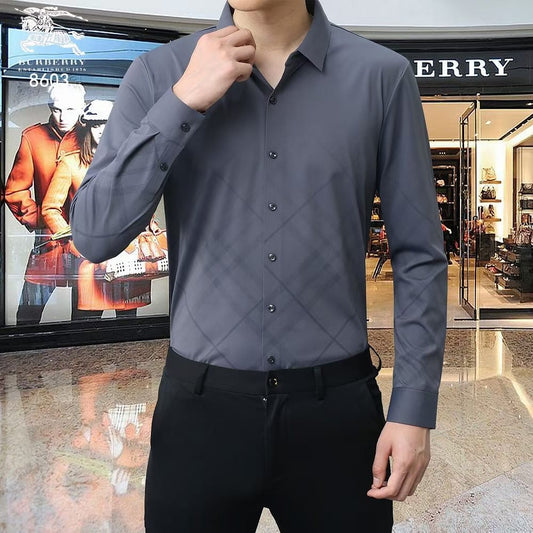 Luxury Fully Strechable Long Sleeves Shirt - FASHION MYST 