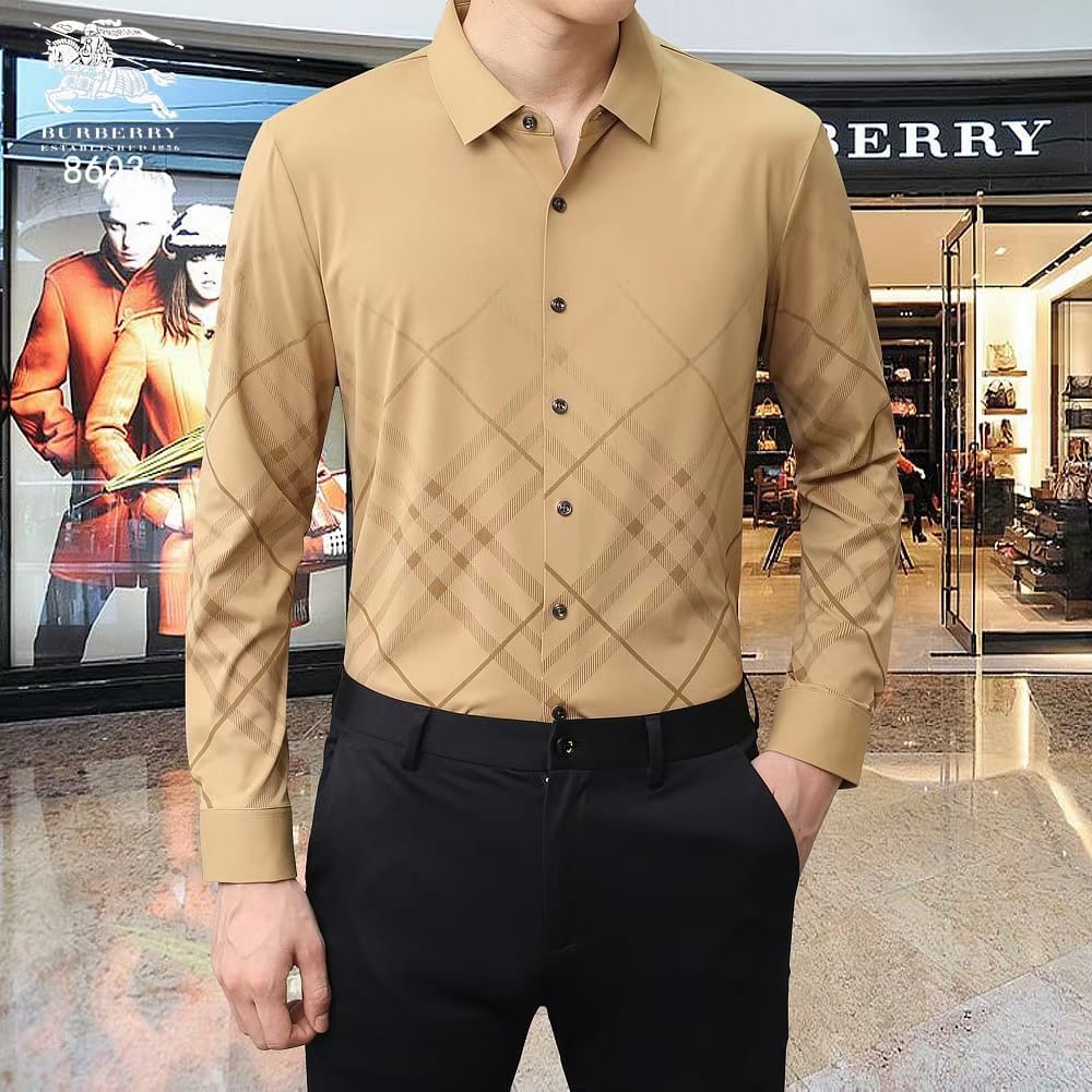 Luxury Fully Strechable Long Sleeves Shirt - FASHION MYST 