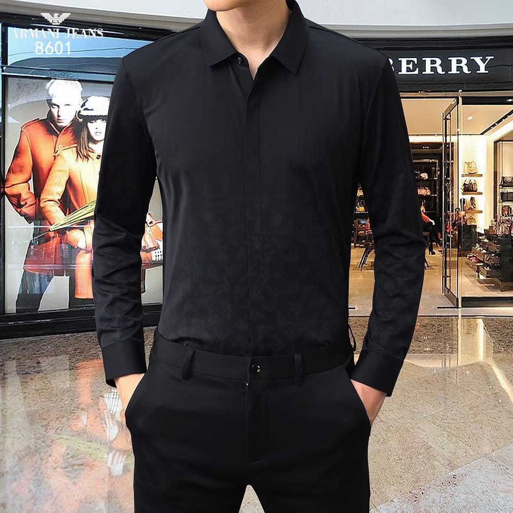 Luxury Fully Strechable Long Sleeves Shirt - FASHION MYST 