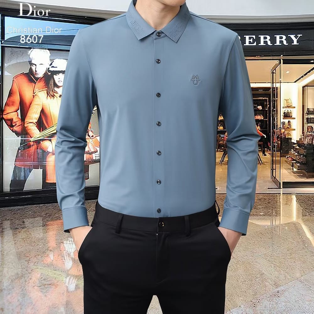 Luxury Fully Strechable Long Sleeves Shirt - FASHION MYST 