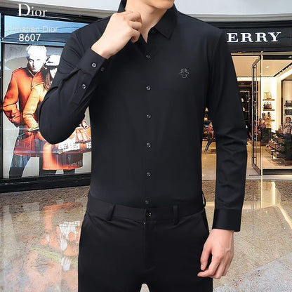 Luxury Fully Strechable Long Sleeves Shirt - FASHION MYST 