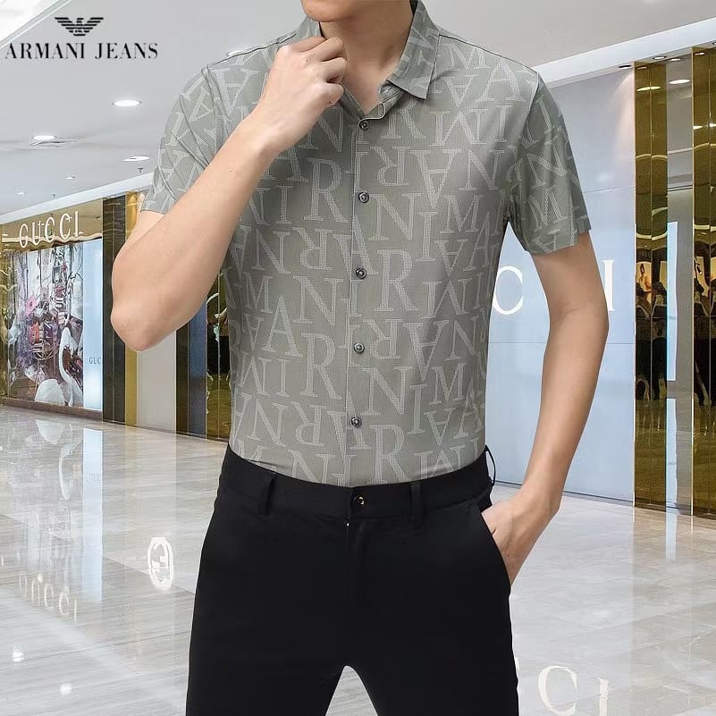 Luxury Fully Strechable Short Sleeves Shirt - FASHION MYST 