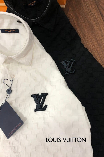 PREMIUM 3D MONOGRAM SHIRT FOR MEN - FASHION MYST 