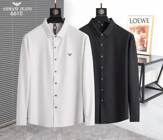 Premium Long Sleeve Cotton Shirt - FASHION MYST 