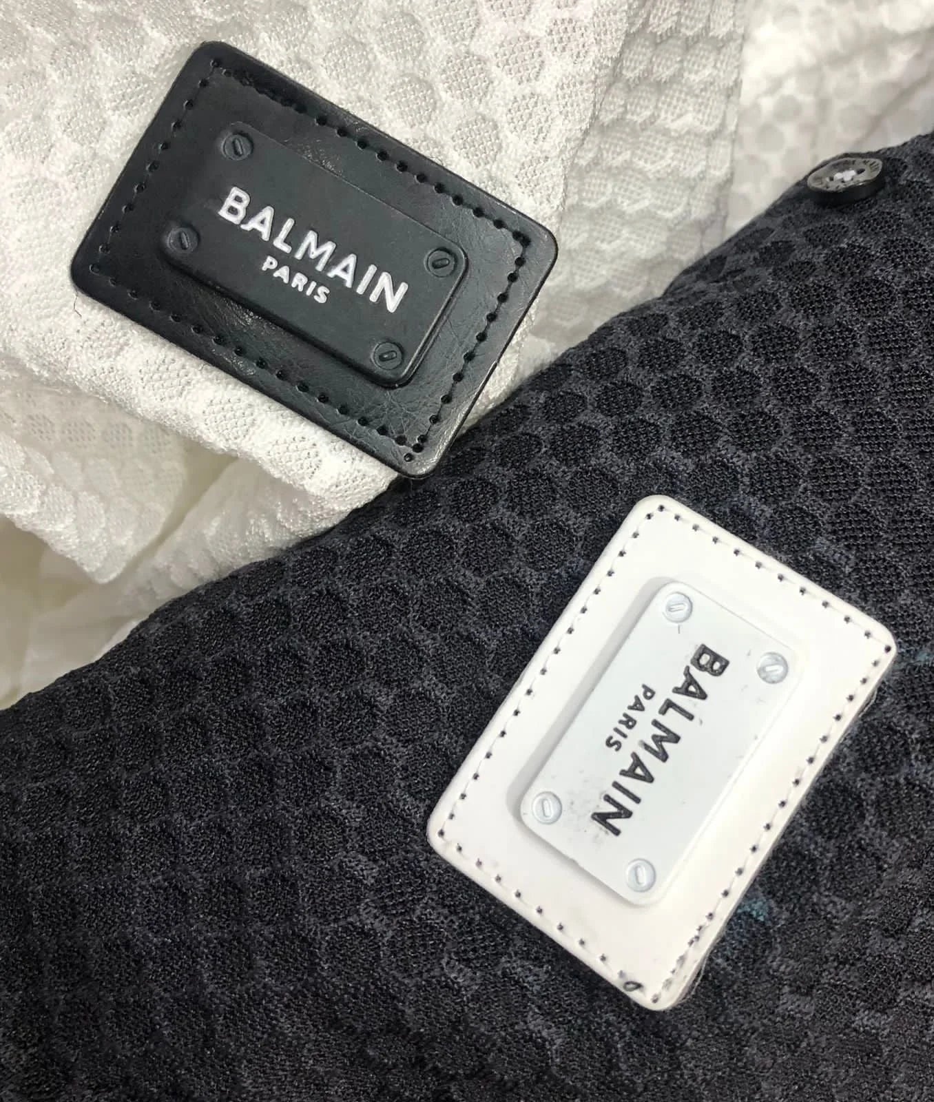 BALMAIN || Men's Balmain Paris Metal Logo Cotton Shirts – FASHION MYST
