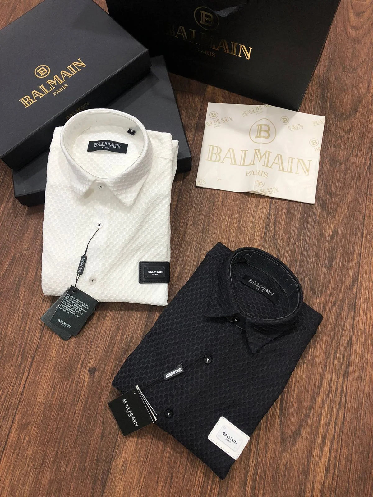 Balmain dress undershort shirt