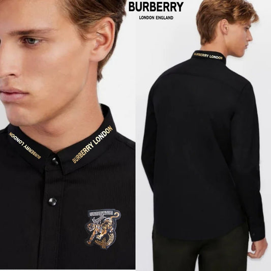 BURBERRY || TB Tiger Logo Polo Shirt For Men's - FASHION MYST 