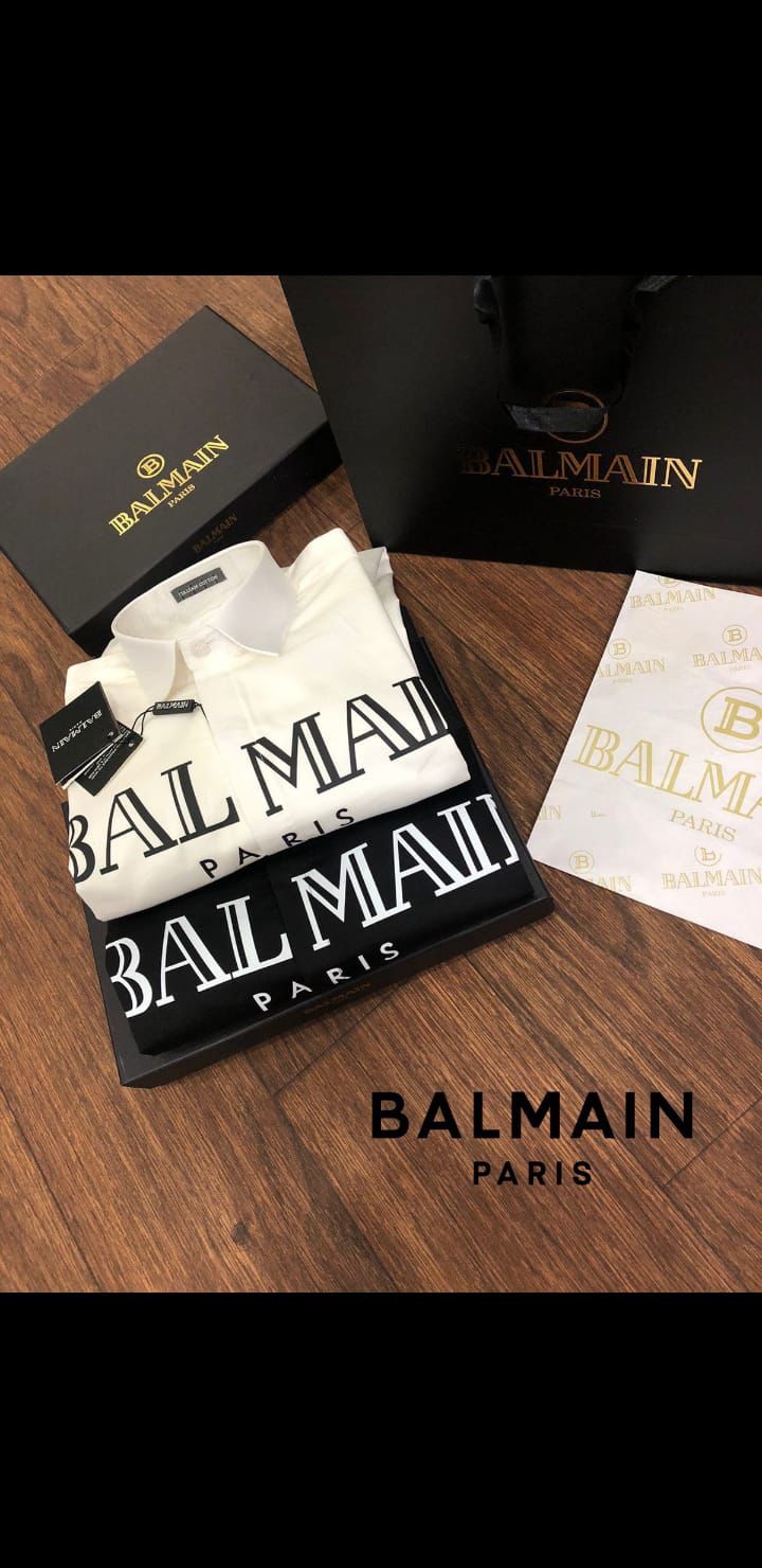 BALMAIN || Balmain Paris Logo-Print T-Shirt - FASHION MYST 