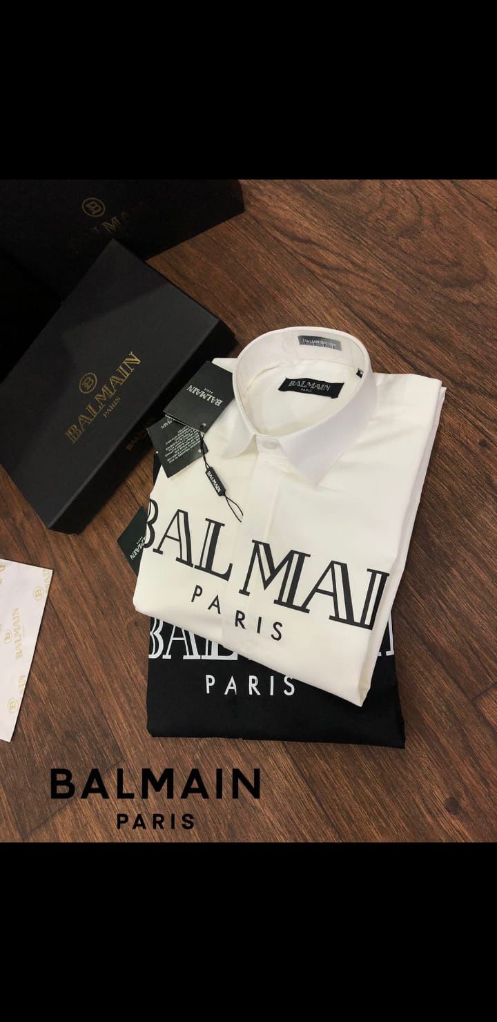 BALMAIN || Balmain Paris Logo-Print T-Shirt - FASHION MYST 