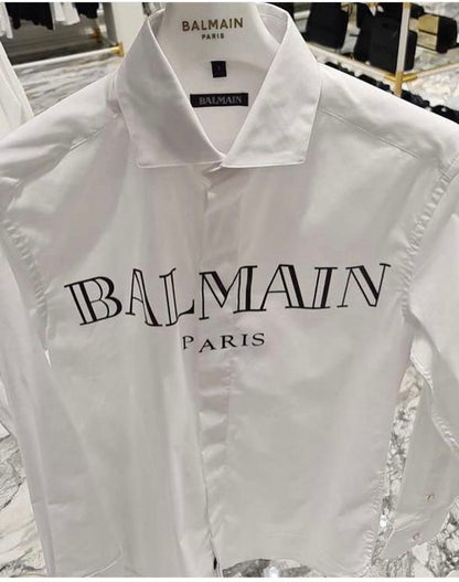 BALMAIN || Balmain Paris Logo-Print T-Shirt - FASHION MYST 