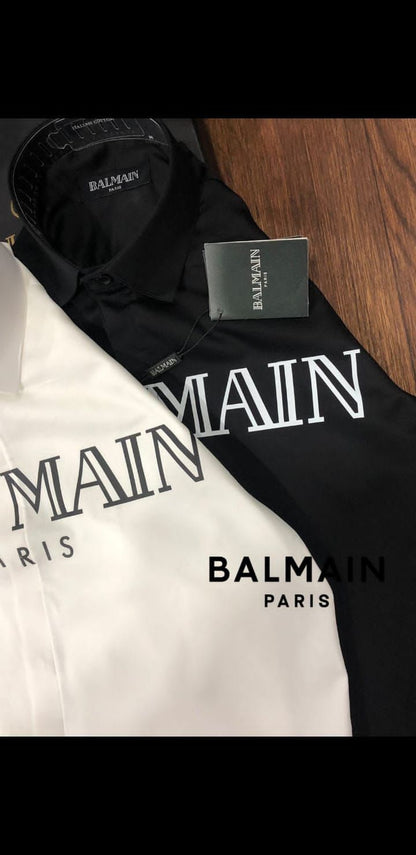 BALMAIN || Balmain Paris Logo-Print T-Shirt - FASHION MYST 