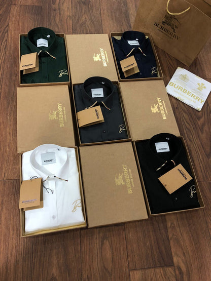 BURBERRY || Burberry Signature Polo Shirt For Men - FASHION MYST 