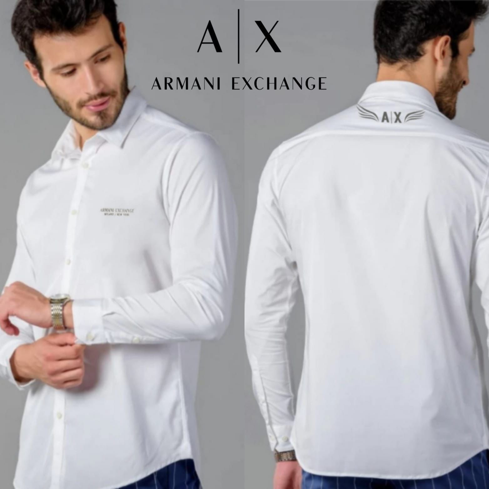 PREMIUM QUALITY A/X LOGO SHIRTS FOR MEN - FASHION MYST 