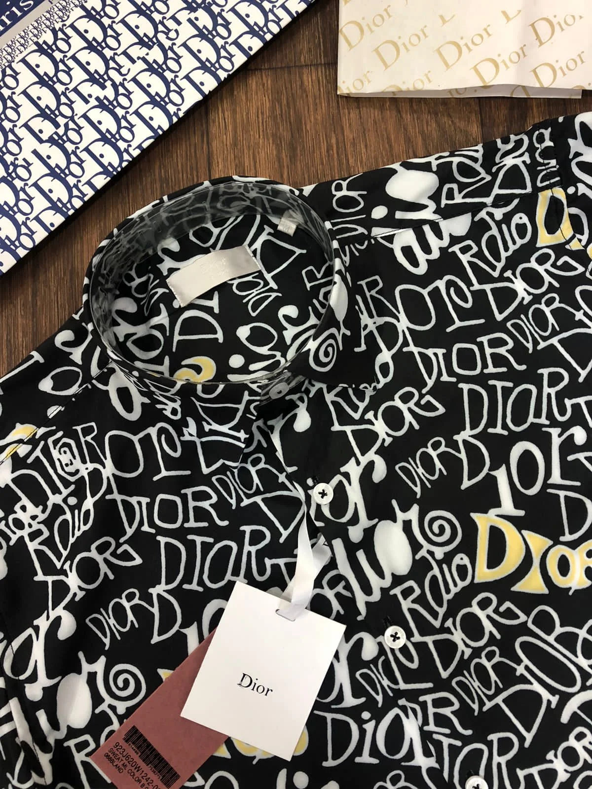 CHRISTIAN DIOR || Dior Shawn Stussy Printed Shirt Release - FASHION MYST 