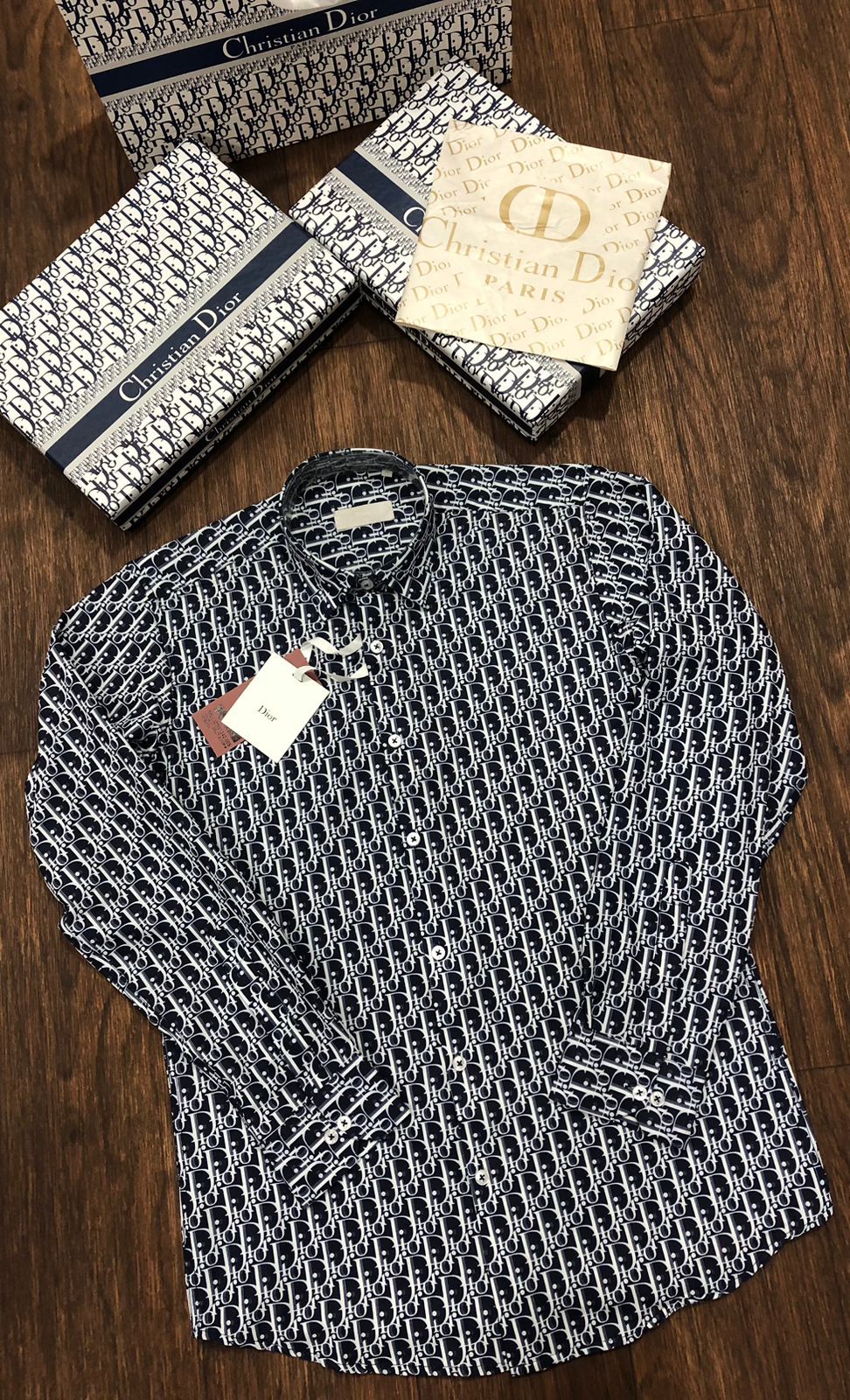 CHRISTIAN DIOR || Dior Oblique Overshirt Cotton Jacquard – FASHION